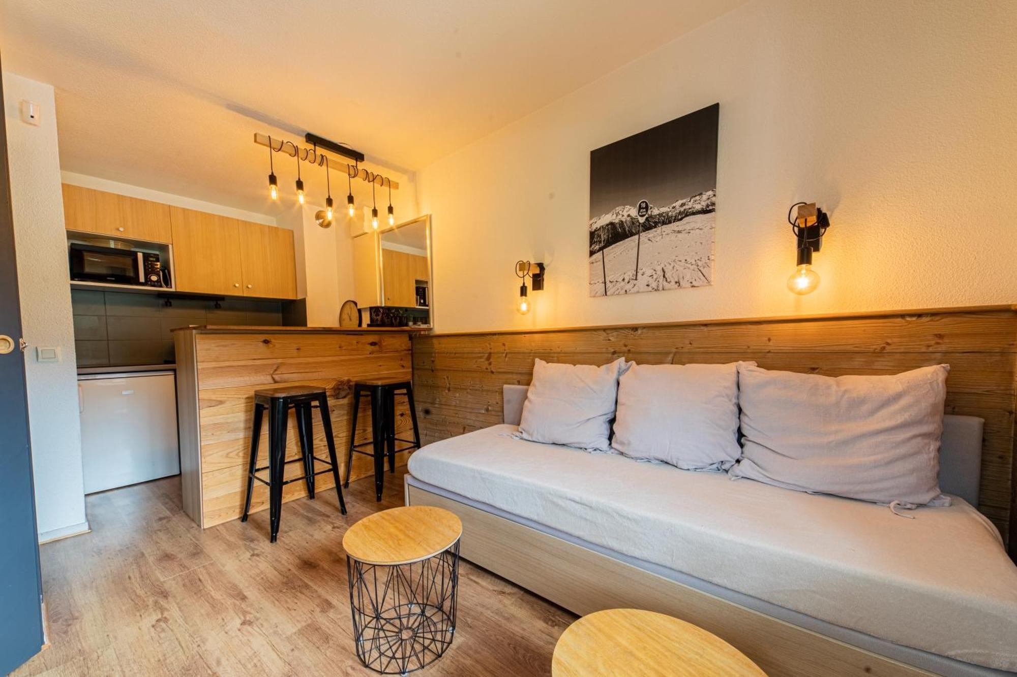 Ferienwohnung Courchevel Au Pied Des Pistes, La Tania Exterior foto