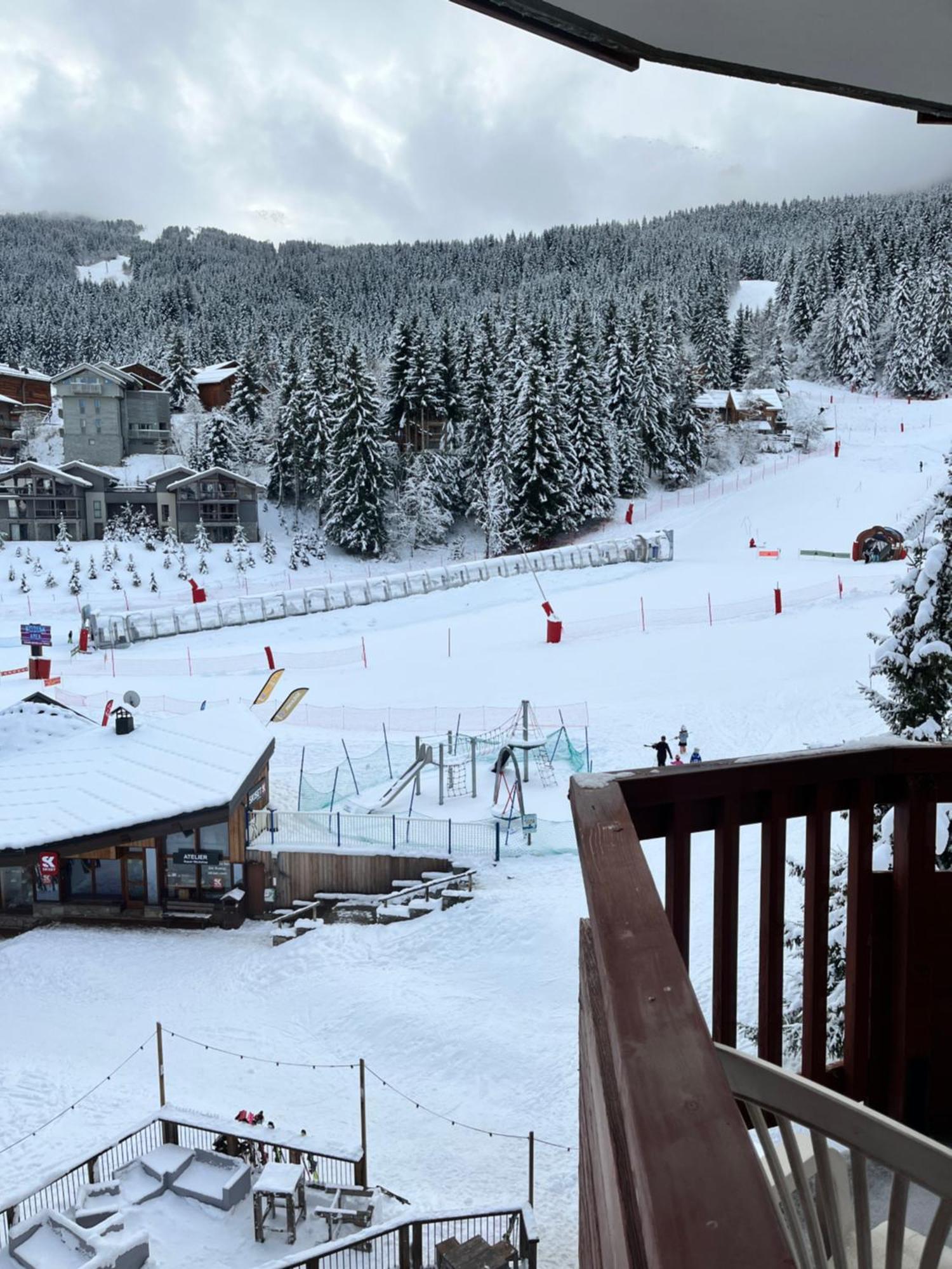 Ferienwohnung Courchevel Au Pied Des Pistes, La Tania Exterior foto